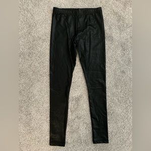 American Apparel Women’s Size S Black Nylon Leggings 23" x 24" Stretch Waist